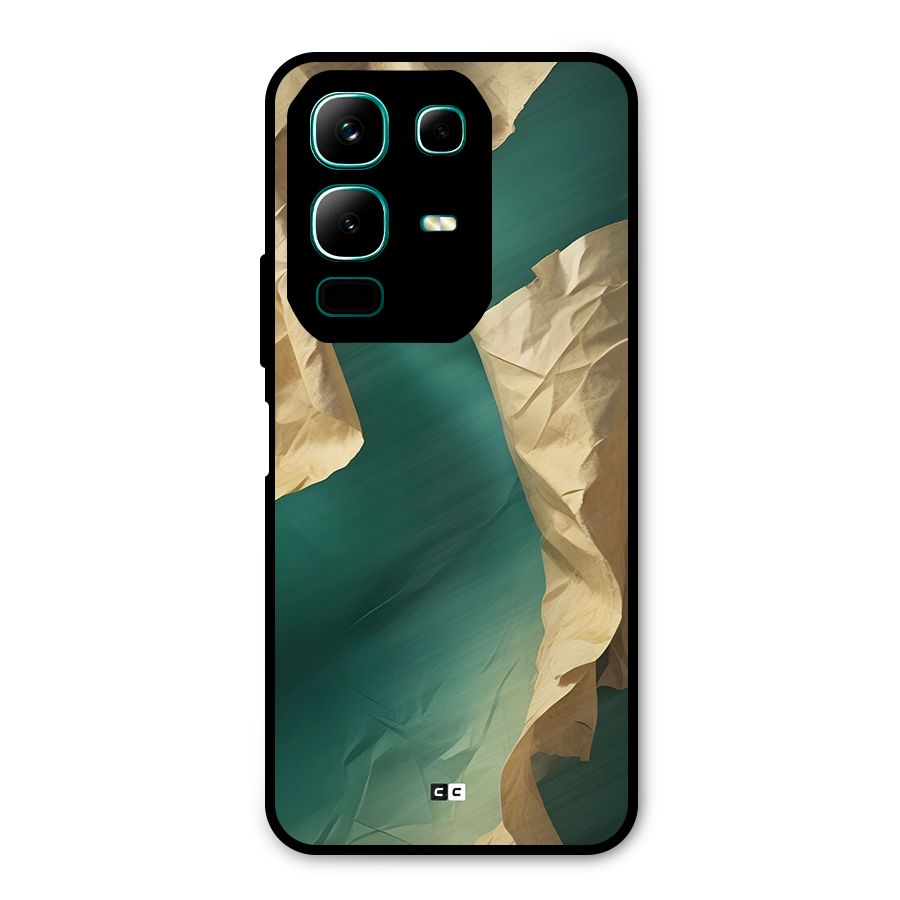 Cool Vintage Paper Metal Back Case for Infinix Note 50x