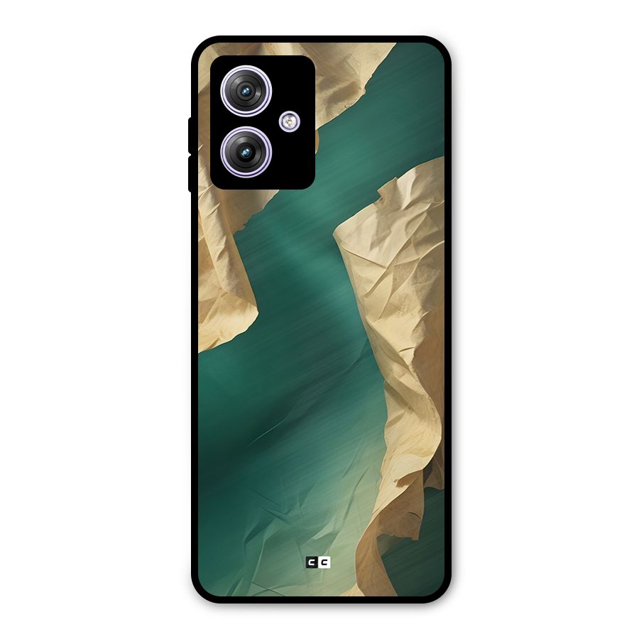 Cool Vintage Paper Metal Back Case for Moto G64