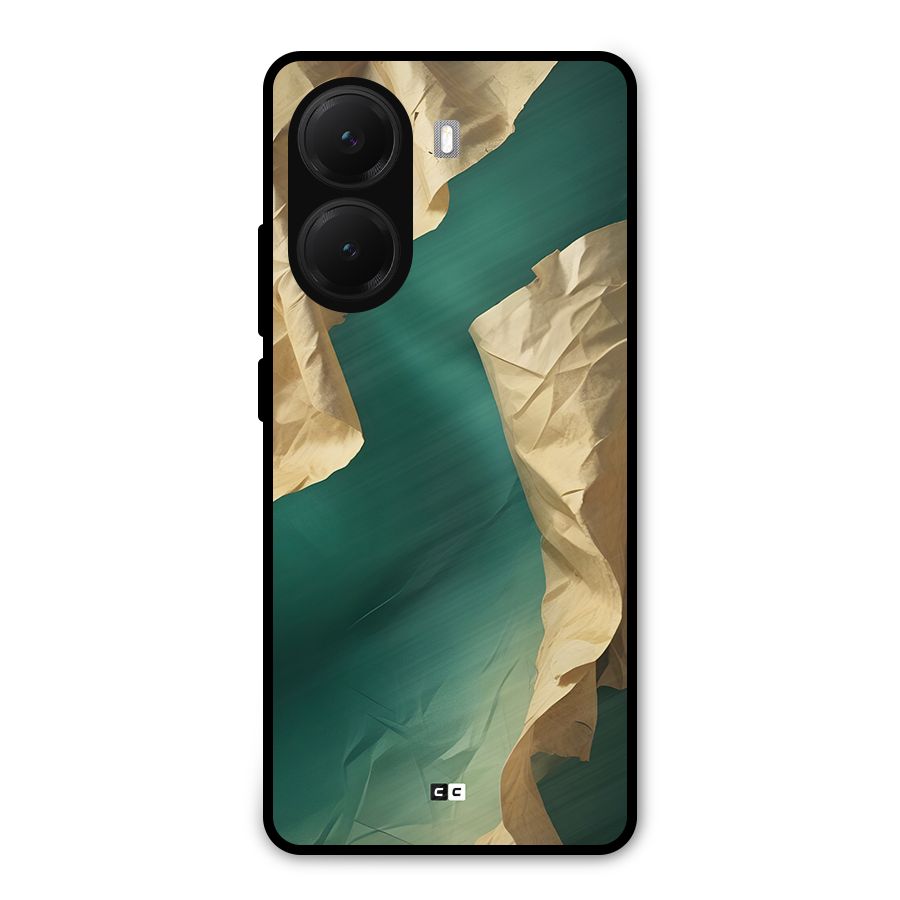 Cool Vintage Paper Metal Back Case for Poco X7 Pro