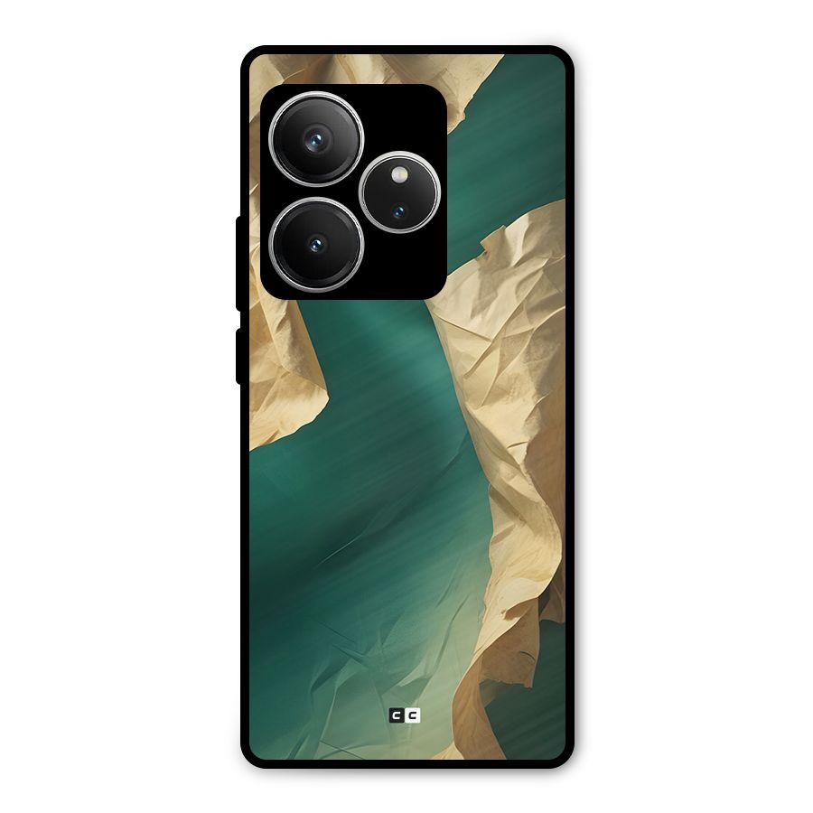 Cool Vintage Paper Metal Back Case for Realme GT 6