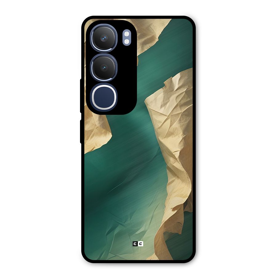 Cool Vintage Paper Metal Back Case for Vivo Y29
