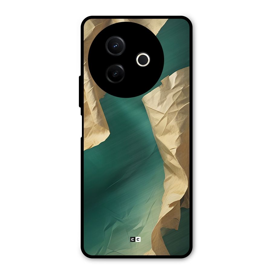 Cool Vintage Paper Metal Back Case for Vivo Y39