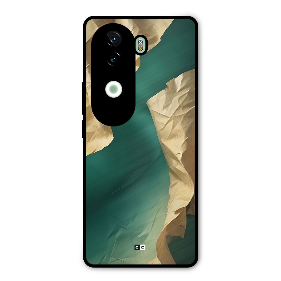 Cool Vintage Paper Metal Back Case for iQOO Z9s