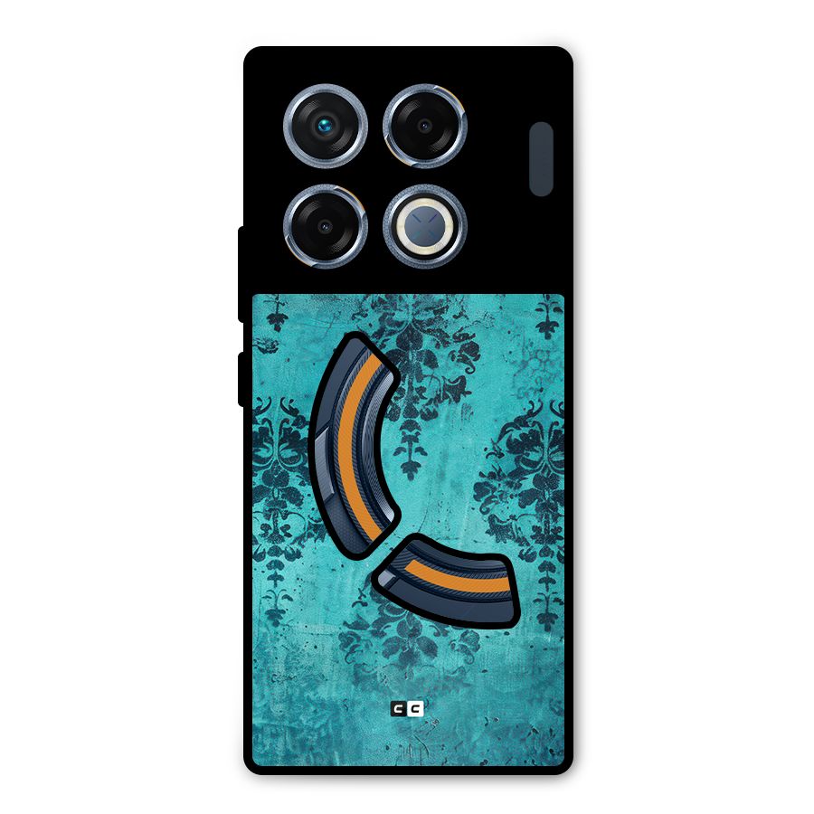 Cool Vintage Wall Metal Back Case for Infinix GT 20 Pro