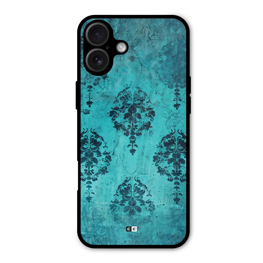 Cool Vintage Wall Metal Back Case for iPhone 16 Plus