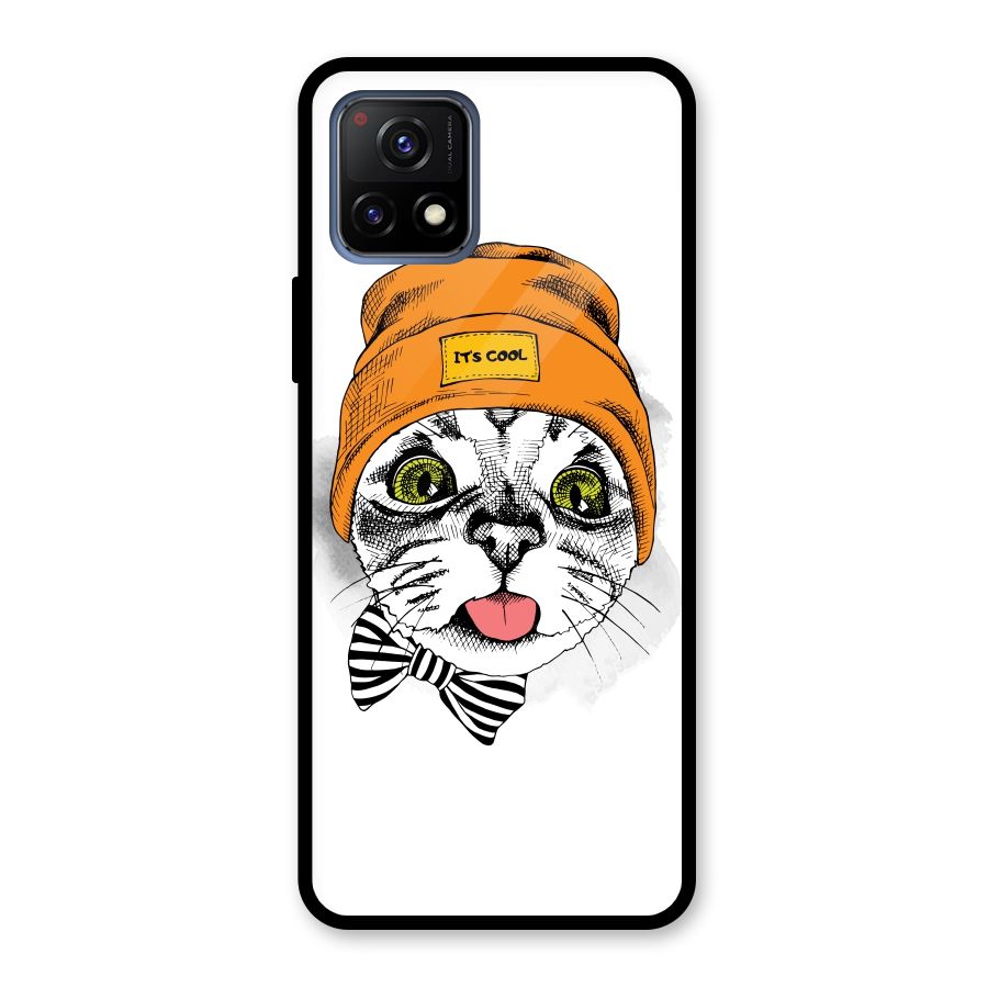Cool cat Glass Back Case for Vivo Y72 5G