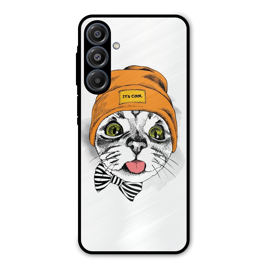 Cool cat Metal Back Case for Galaxy A16 5G