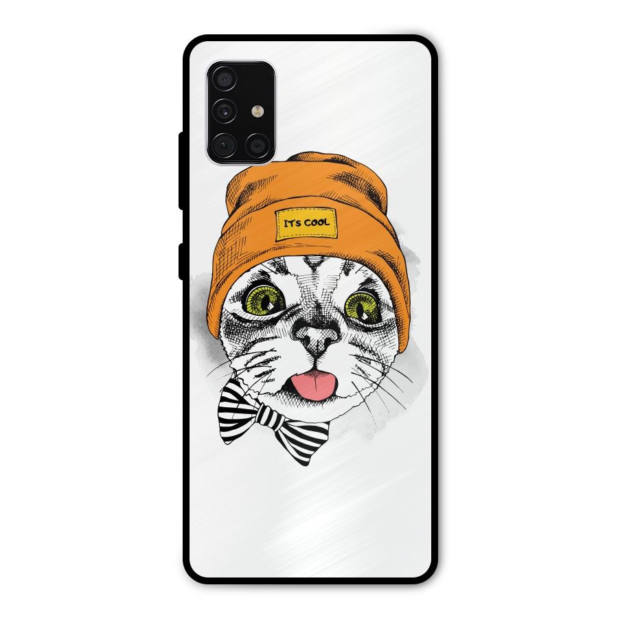 Cool cat Metal Back Case for Galaxy A51