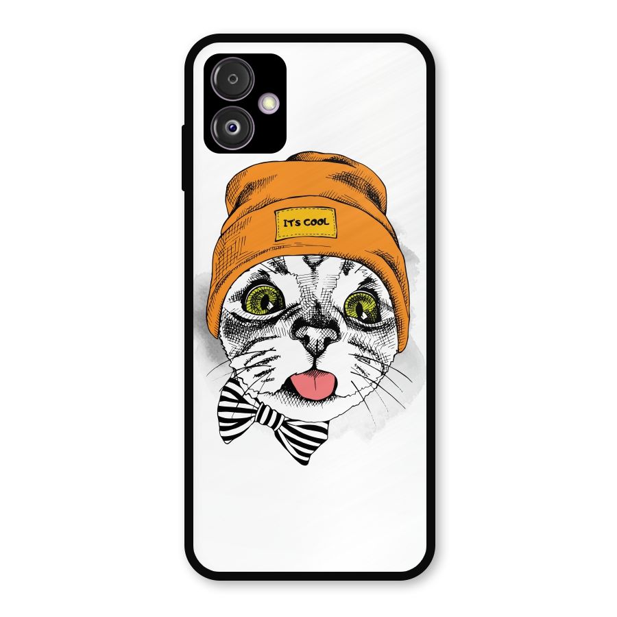 Cool cat Metal Back Case for Galaxy F14
