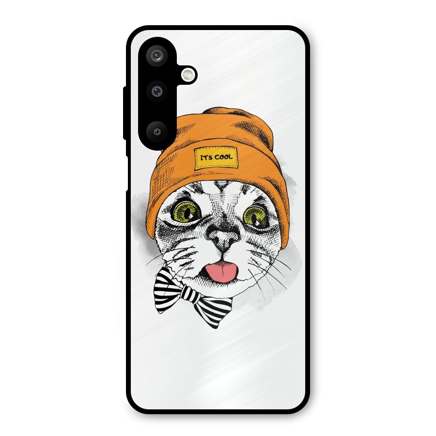 Cool cat Metal Back Case for Galaxy M16
