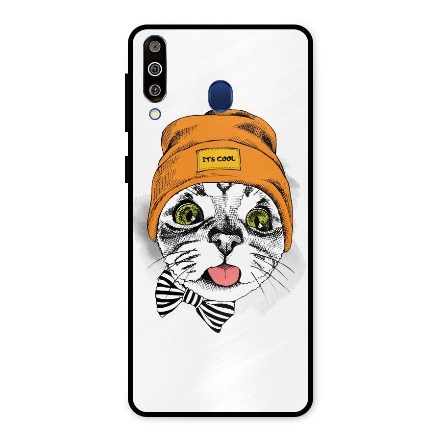Cool cat Metal Back Case for Galaxy M30