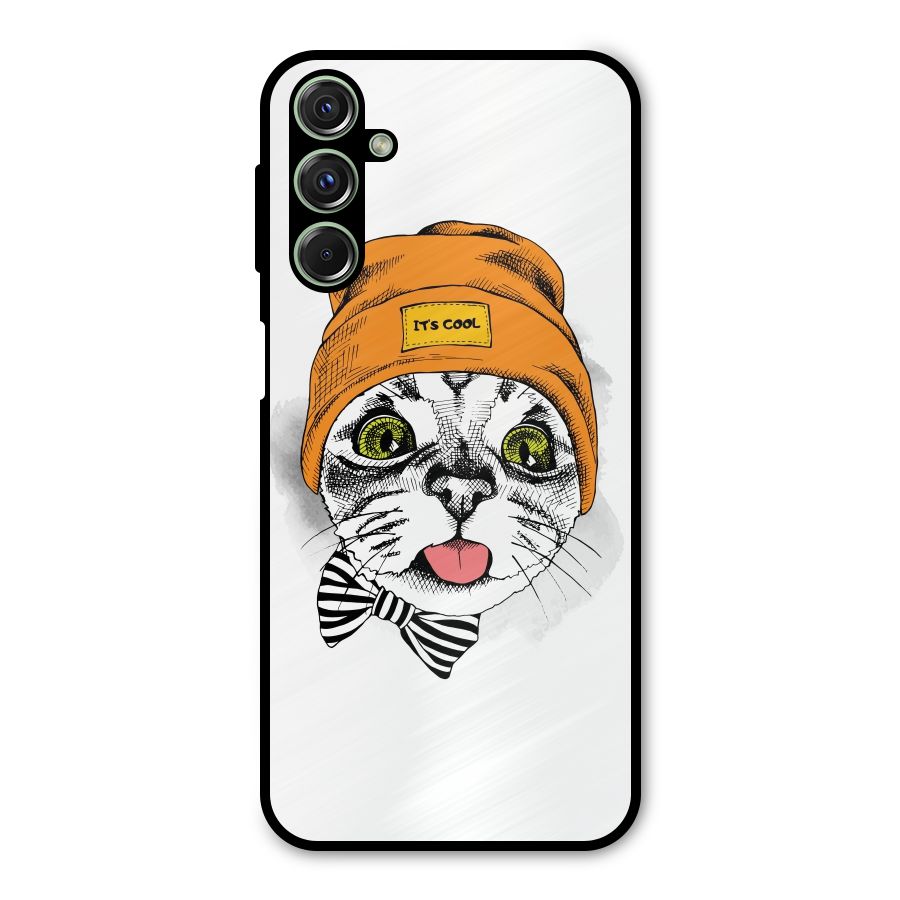 Cool cat Metal Back Case for Galaxy M34
