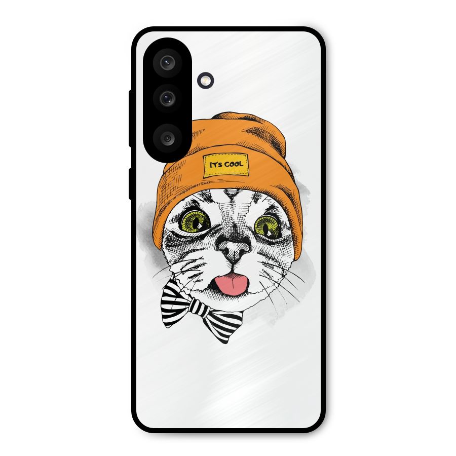 Cool cat Metal Back Case for Galaxy M56