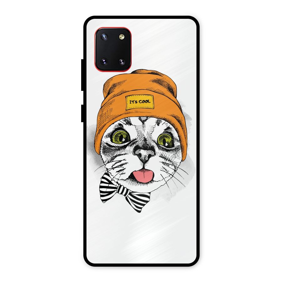 Cool cat Metal Back Case for Galaxy Note 10 Lite