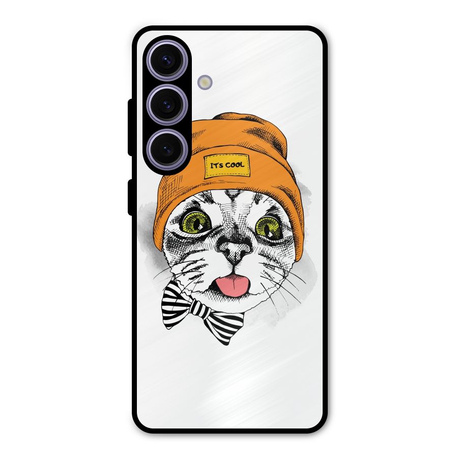 Cool cat Metal Back Case for Galaxy S24