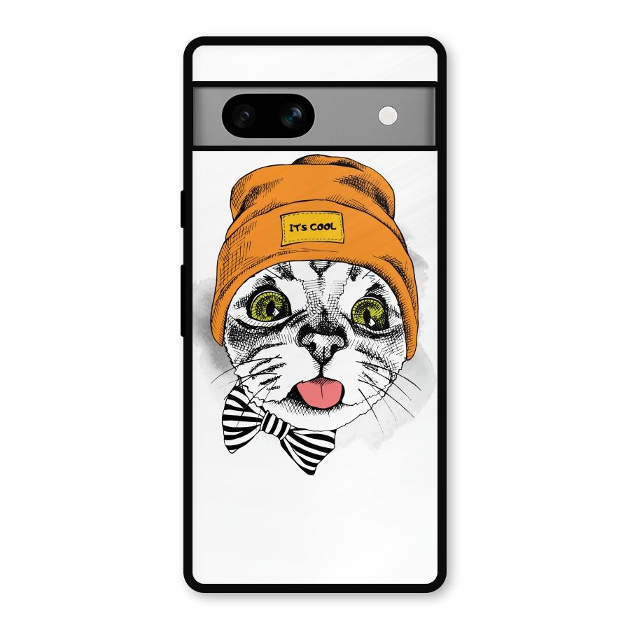 Cool cat Metal Back Case for Google Pixel 7a
