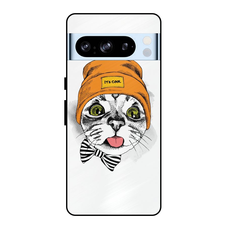 Cool cat Metal Back Case for Google Pixel 8 Pro