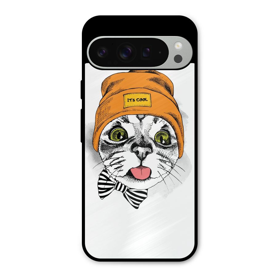 Cool cat Metal Back Case for Google Pixel 9 Pro XL