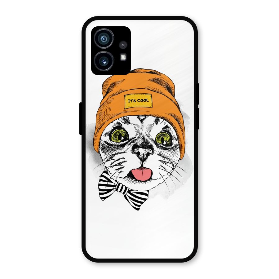 Cool cat Metal Back Case for Nothing Phone 1
