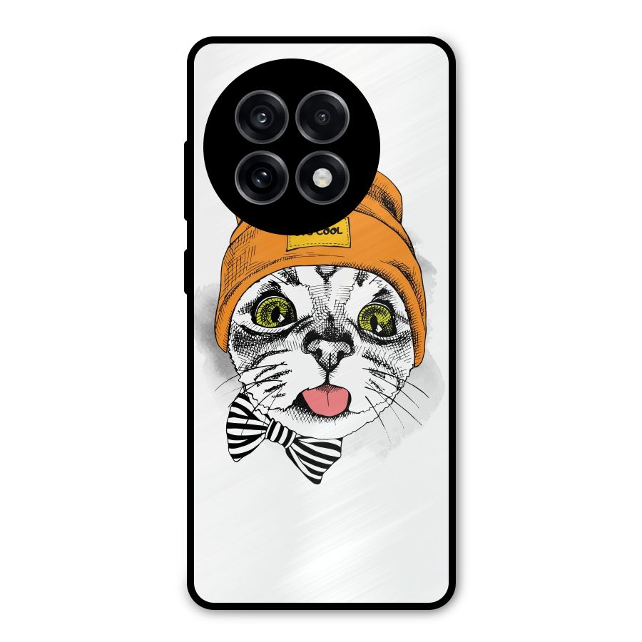 Cool cat Metal Back Case for OnePlus 13R