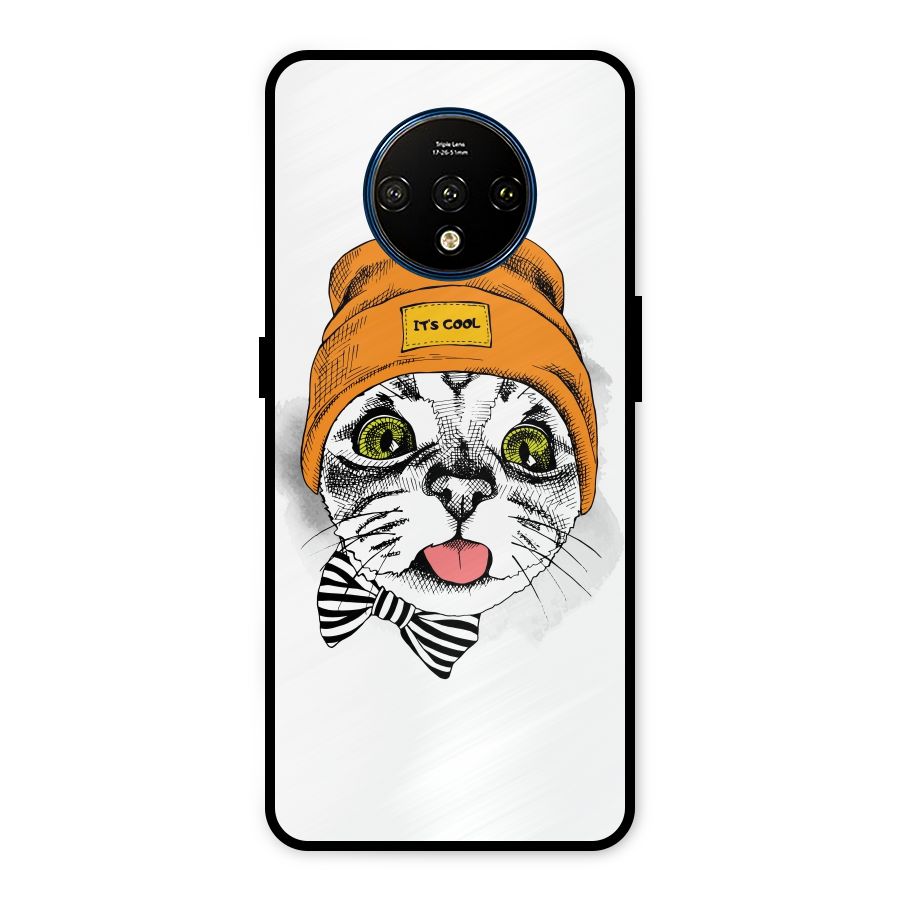 Cool cat Metal Back Case for OnePlus 7T