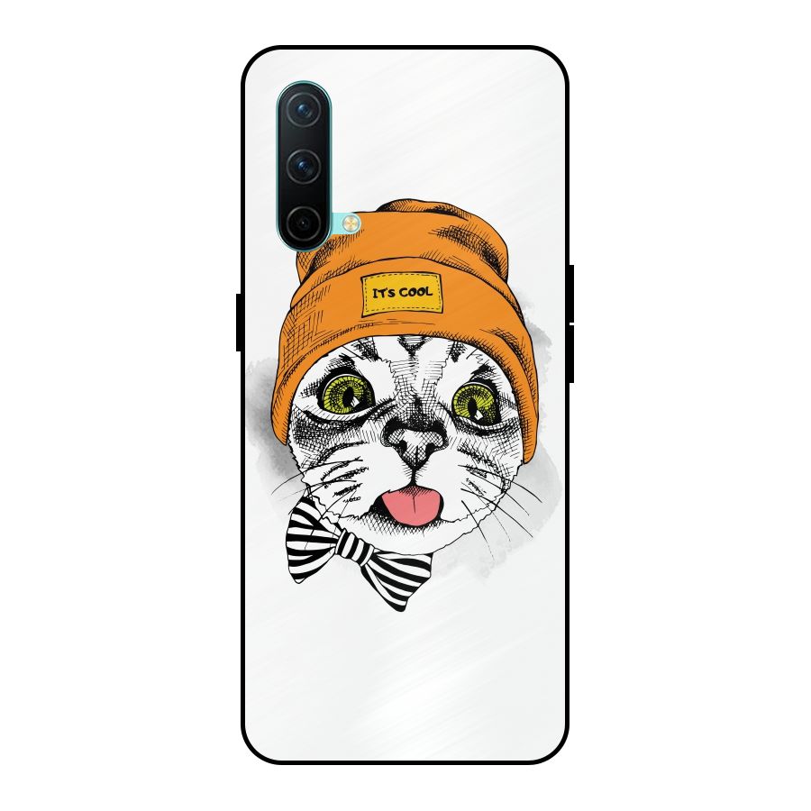 Cool cat Metal Back Case for OnePlus Nord CE 5G