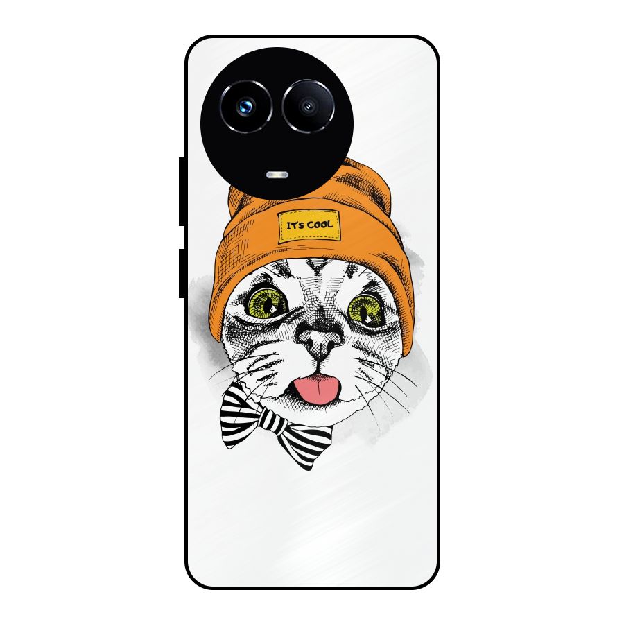 Cool cat Metal Back Case for Realme 11 5G