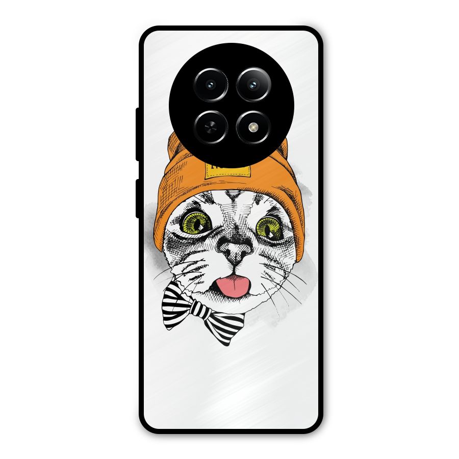 Cool cat Metal Back Case for Realme 13
