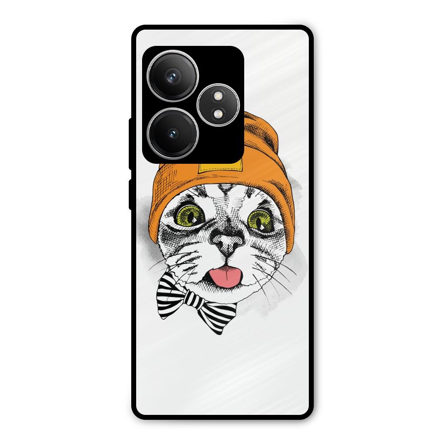 Cool cat Metal Back Case for Realme GT 6T