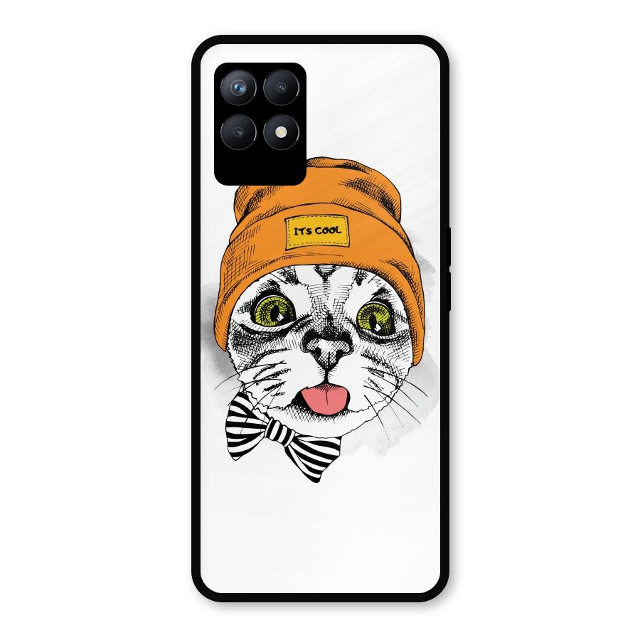 Cool cat Metal Back Case for Realme Narzo 50