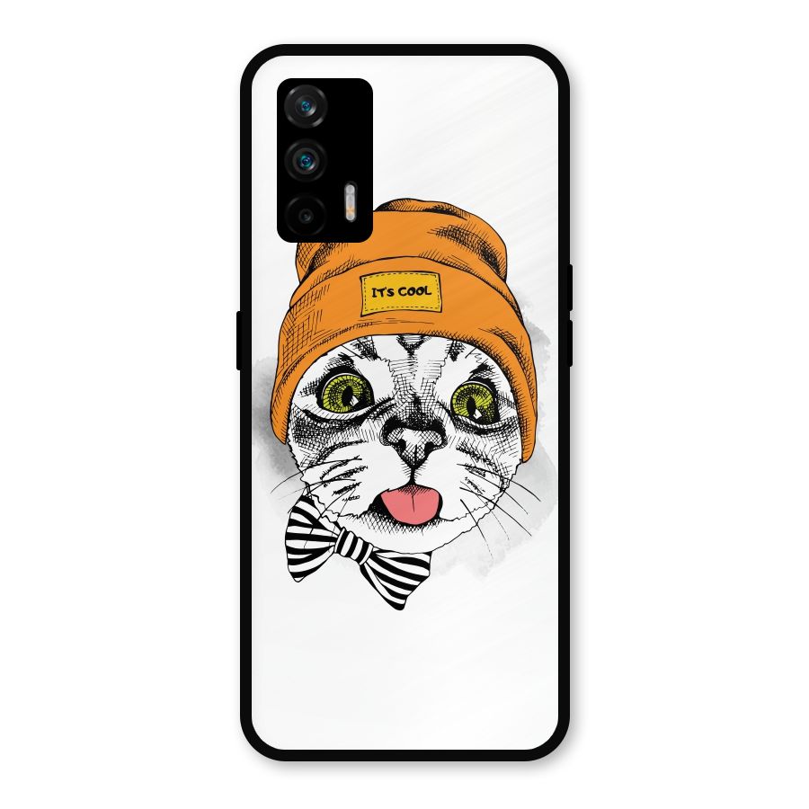 Cool cat Metal Back Case for Realme X7 Max