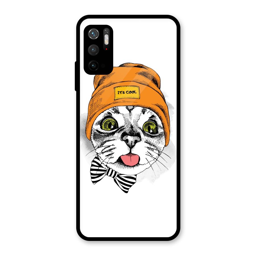 Cool cat Metal Back Case for Redmi Note 10T 5G