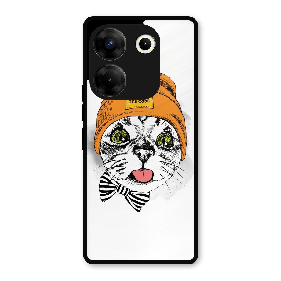 Cool cat Metal Back Case for Tecno Camon 20