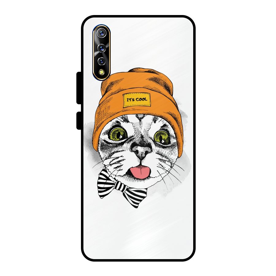 Cool cat Metal Back Case for Vivo S1