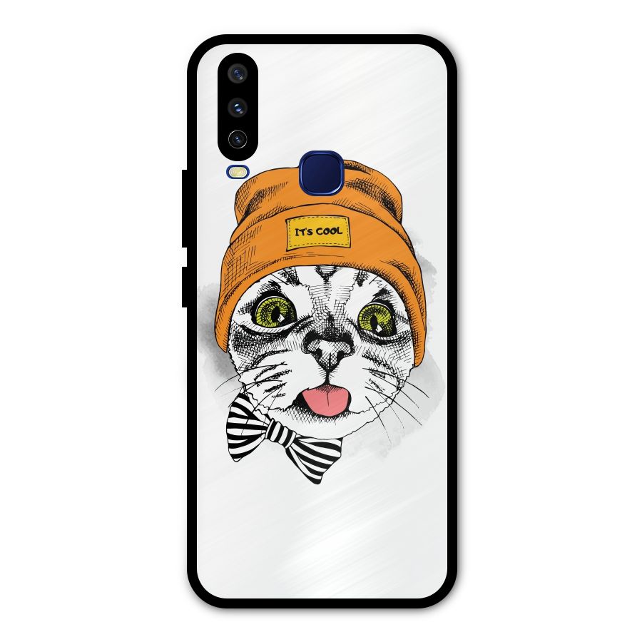 Cool cat Metal Back Case for Vivo V17
