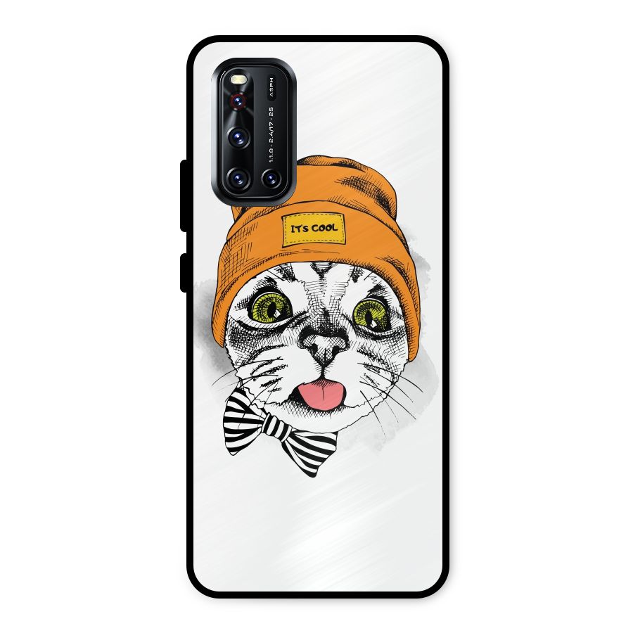 Cool cat Metal Back Case for Vivo V19