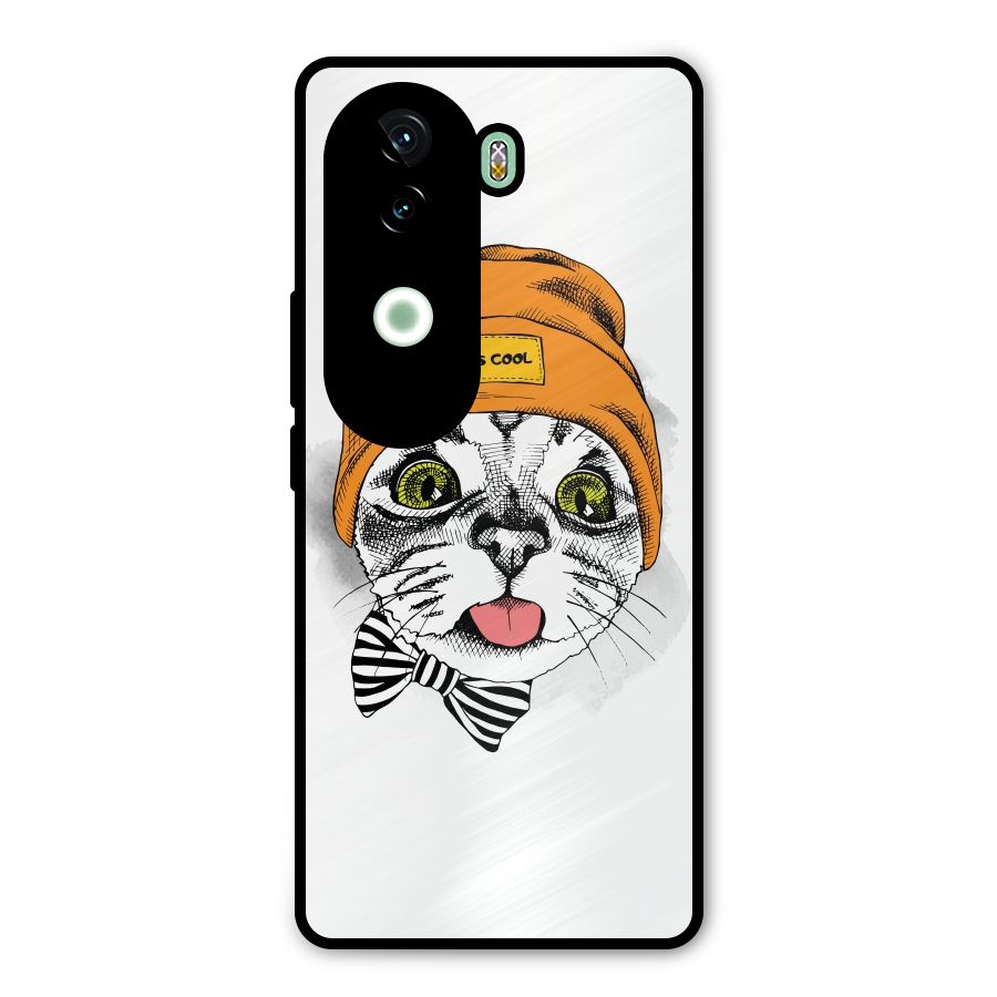 Cool cat Metal Back Case for Vivo V40e