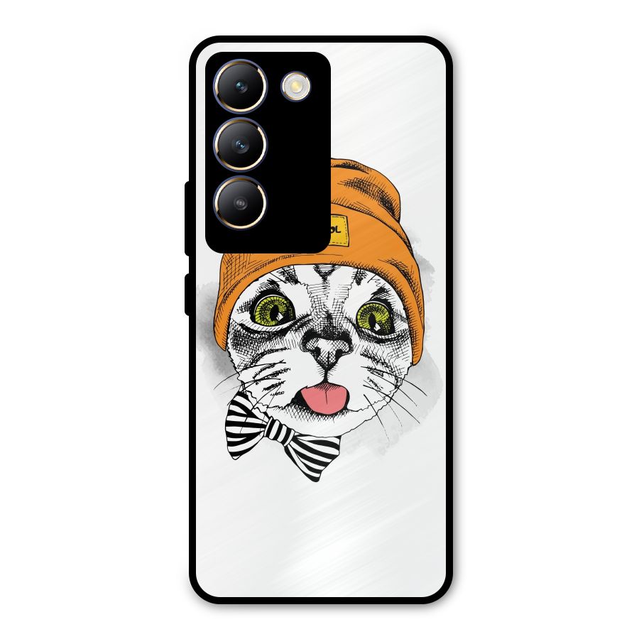 Cool cat Metal Back Case for Vivo Y200e