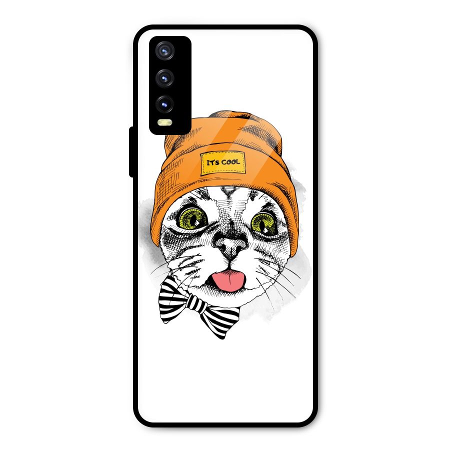 Cool cat Metal Back Case for Vivo Y20g