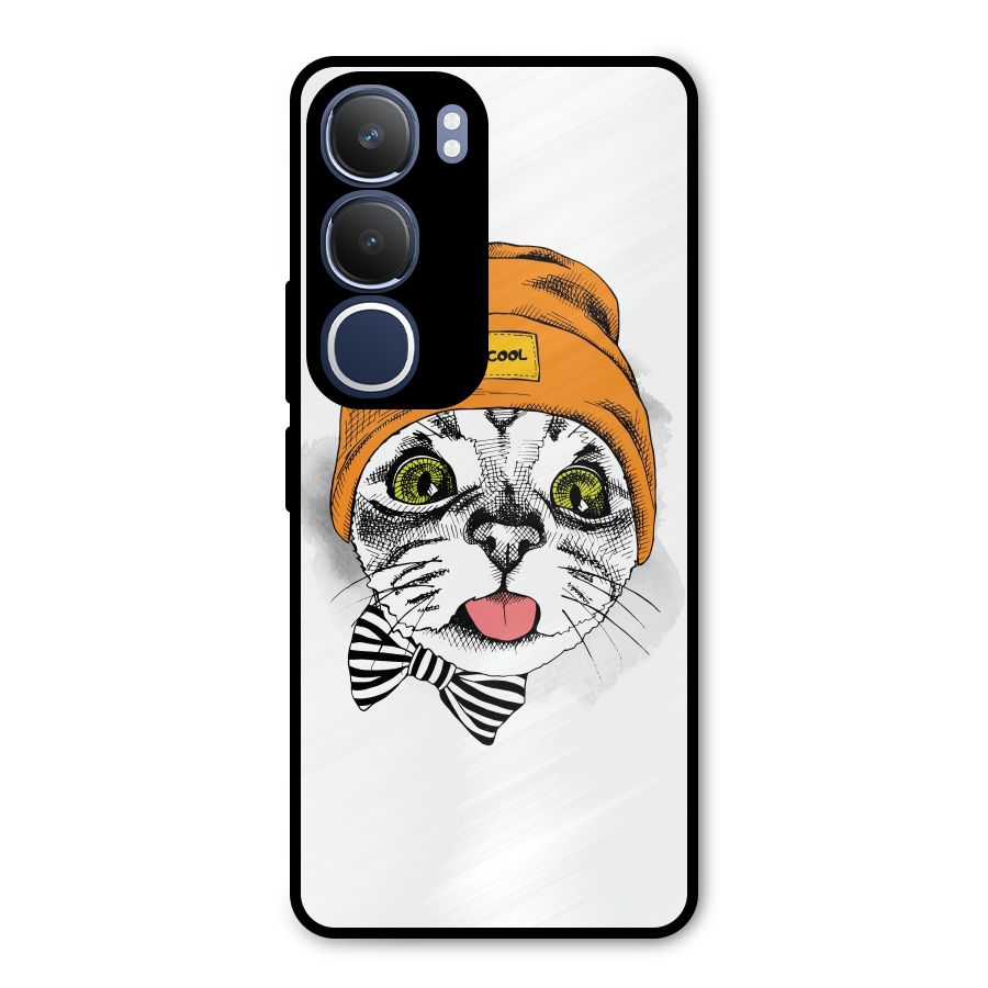 Cool cat Metal Back Case for Vivo Y29