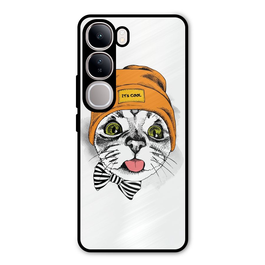 Cool cat Metal Back Case for Vivo Y300