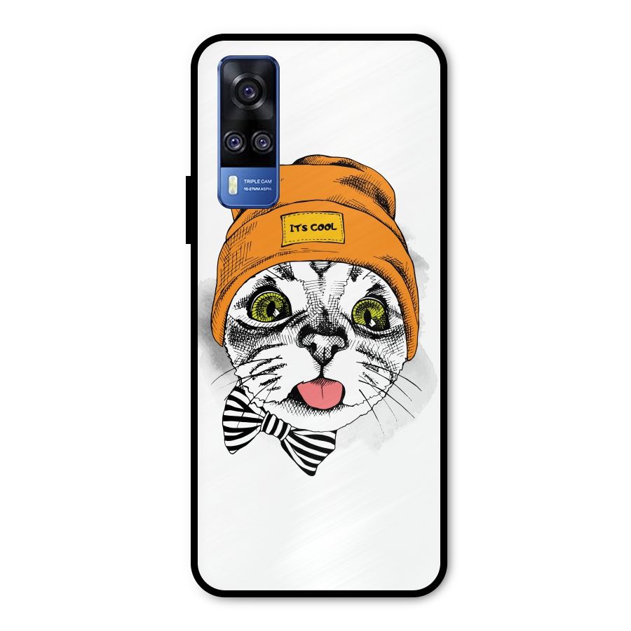 Cool cat Metal Back Case for Vivo Y31