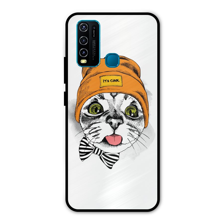 Cool cat Metal Back Case for Vivo Y50