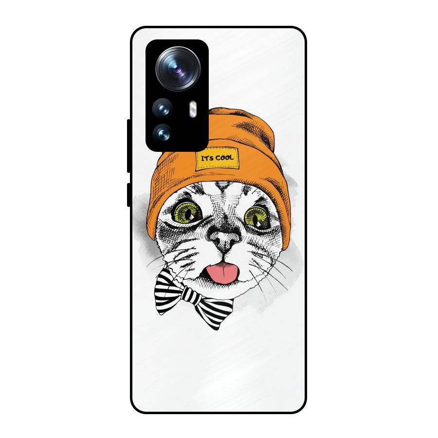 Cool cat Metal Back Case for Xiaomi 12 Pro