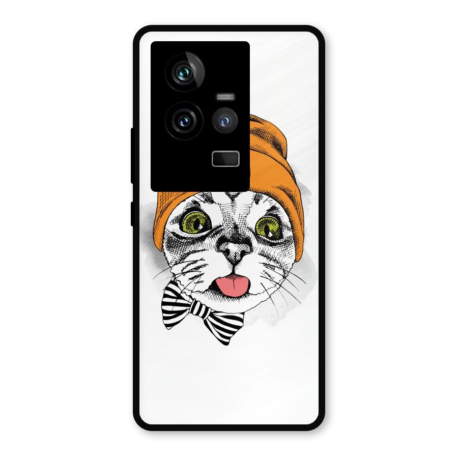Cool cat Metal Back Case for iQOO 11 5G