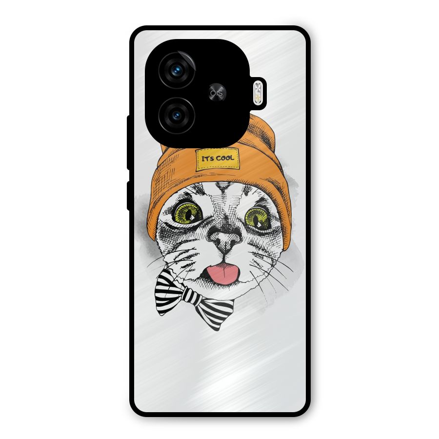 Cool cat Metal Back Case for iQOO Z9 Turbo