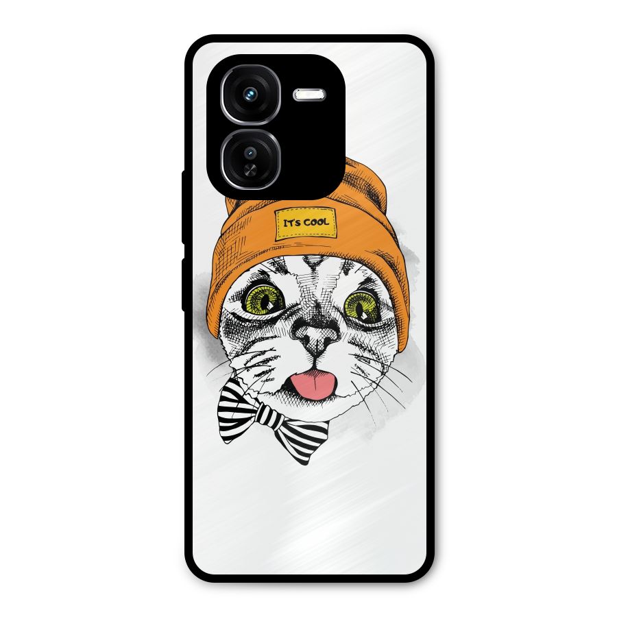 Cool cat Metal Back Case for iQOO Z9x