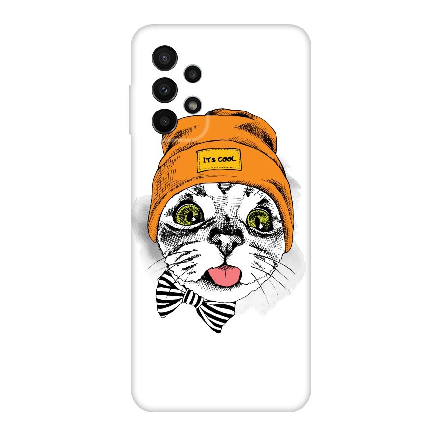 Cool cat Original Polycarbonate Back Case for Galaxy A23