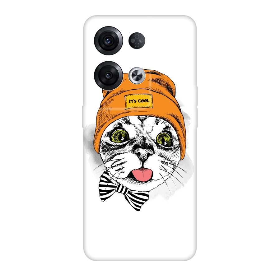 Cool cat Original Polycarbonate Back Case for Oppo Reno8 Pro 5G
