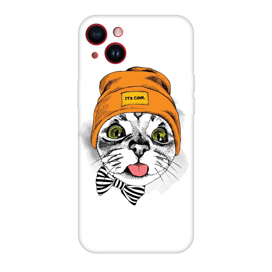 Cool cat Original Polycarbonate Back Case for iPhone 14 Plus